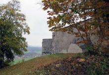 замок Грюйер, вид на север